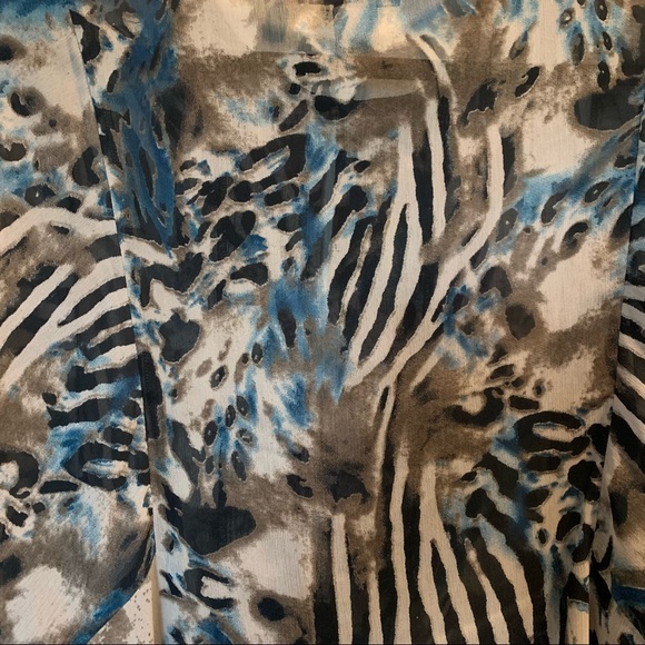 Elegant Alberto Makali Sheer Blouse * large - Picture 4 of 16